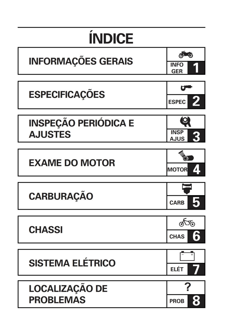 Manual De Serviços - Yamaha - XTZ 125 - 2002 - 2006