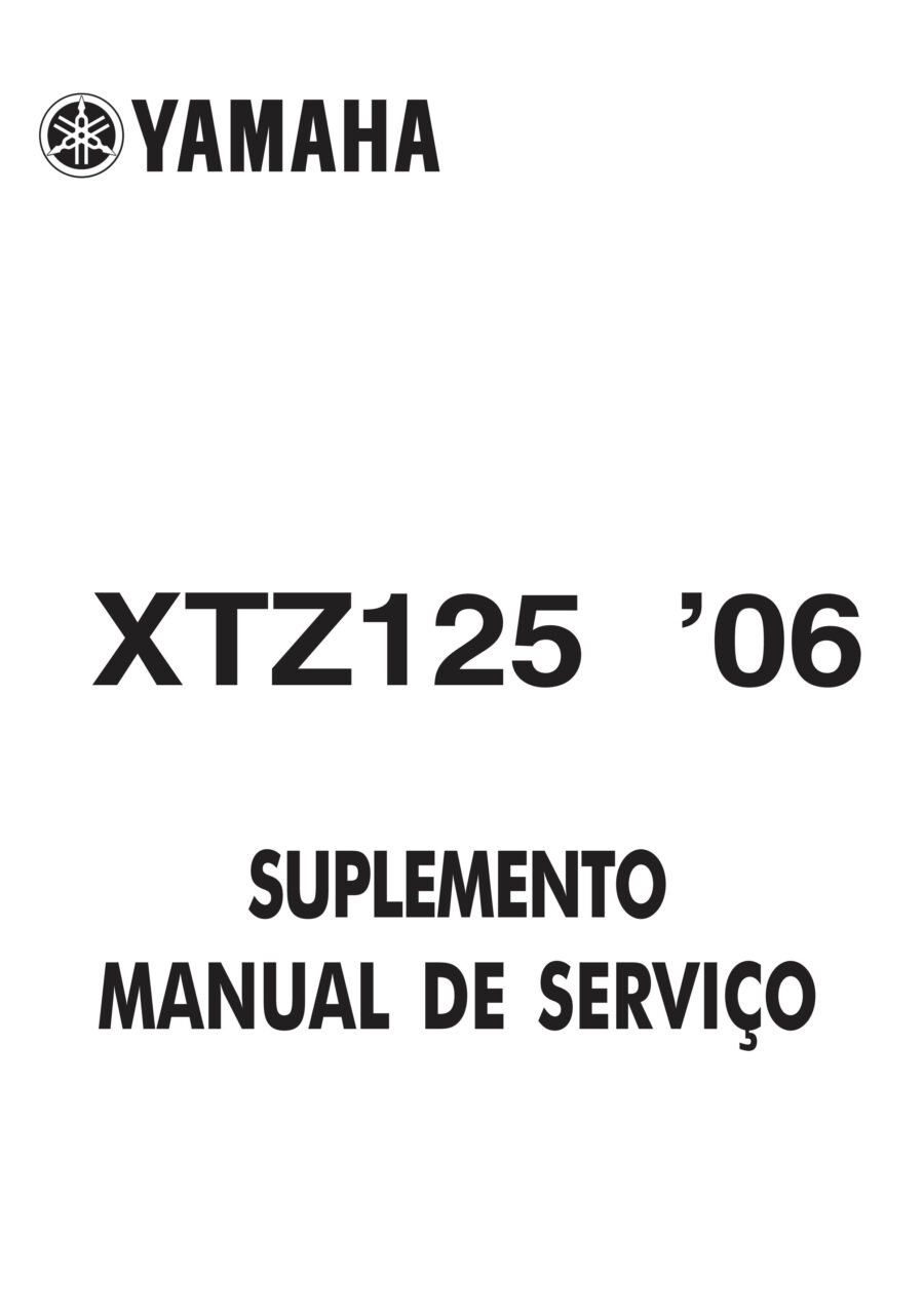 Manual De Serviços - Yamaha - XTZ 125 - 2002 - 2006