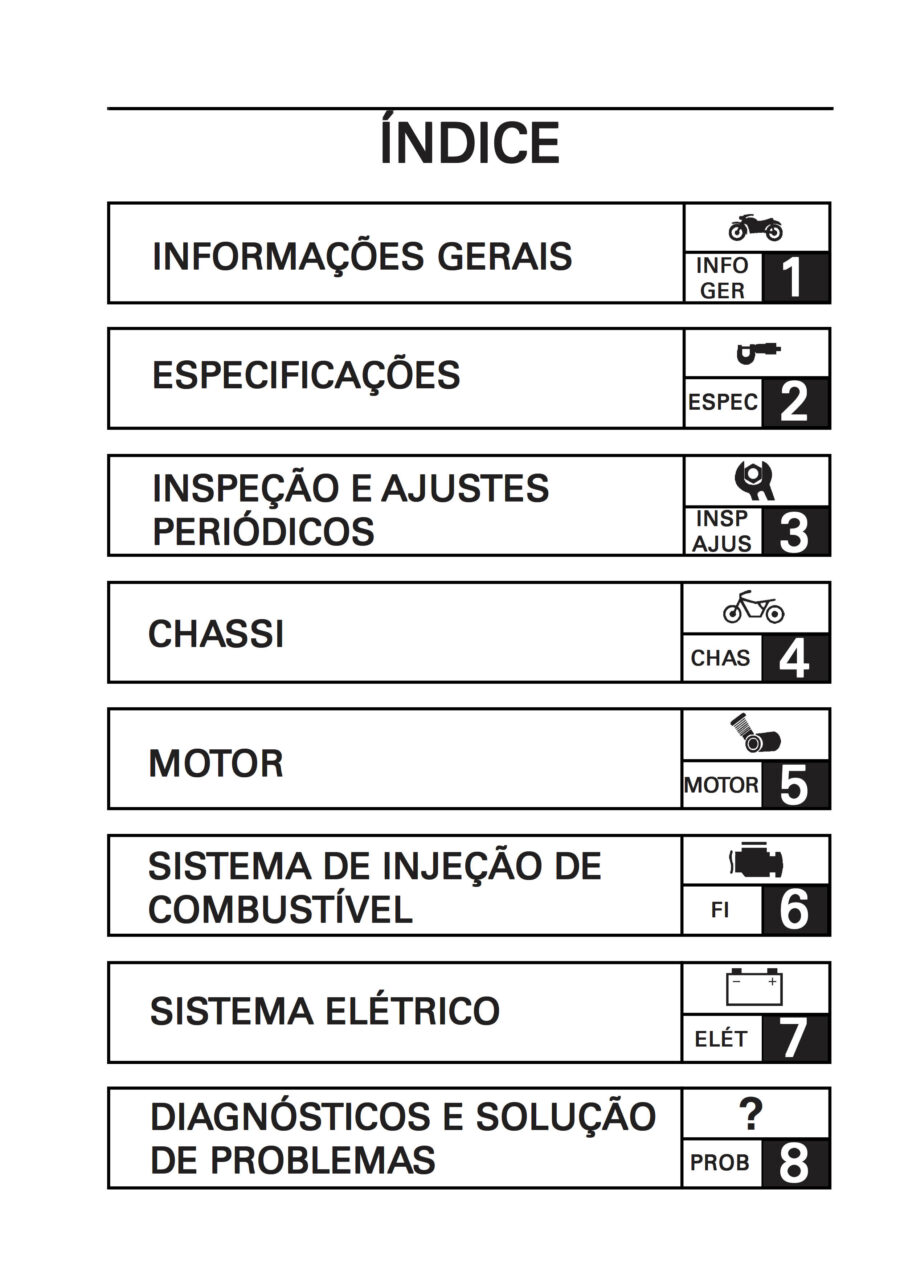 Manual De Serviços - Yamaha - XTZ 250 Lander - 2006 - 2009