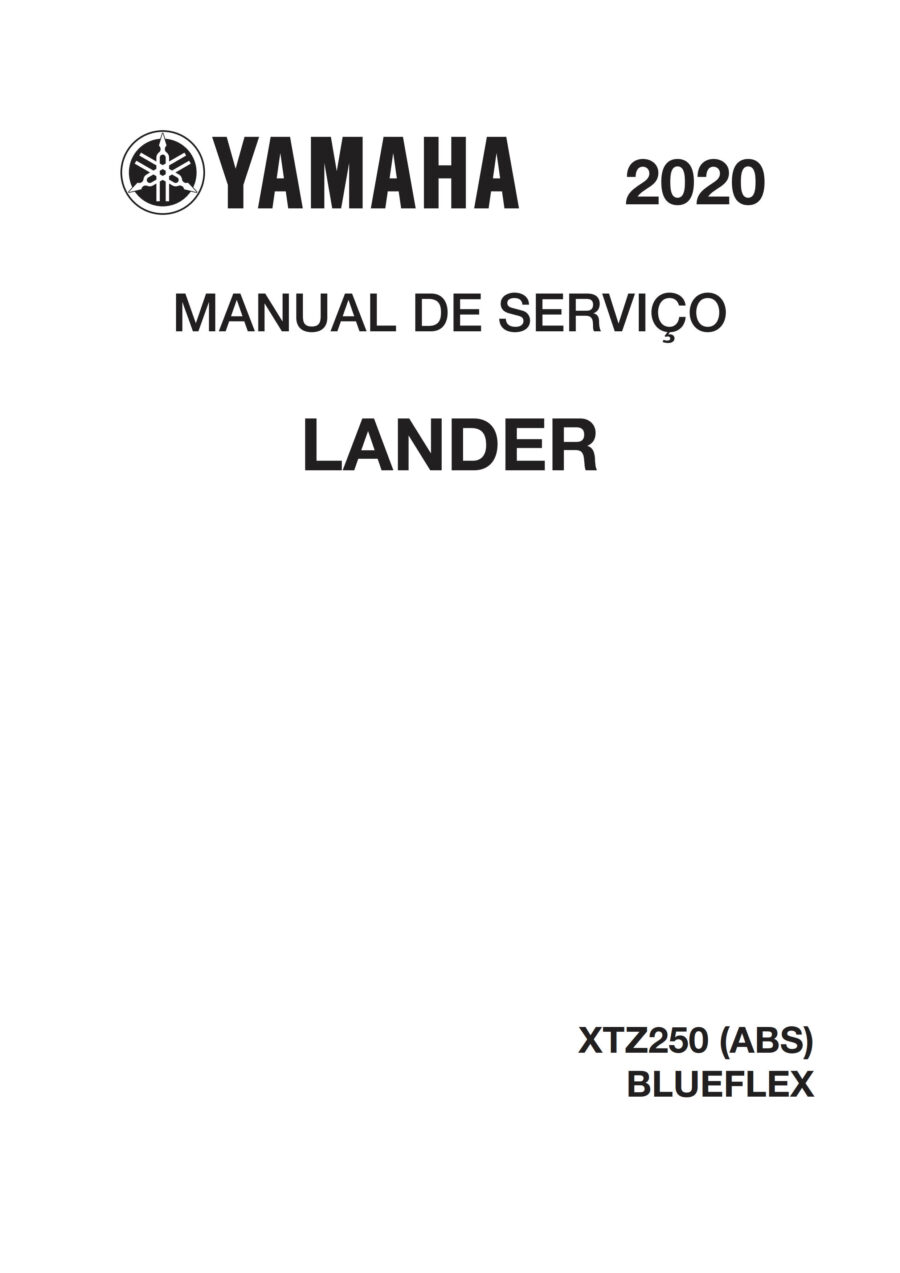 Manual De Serviços - Yamaha - XTZ 250 Lander ABS Blueflex - 2020