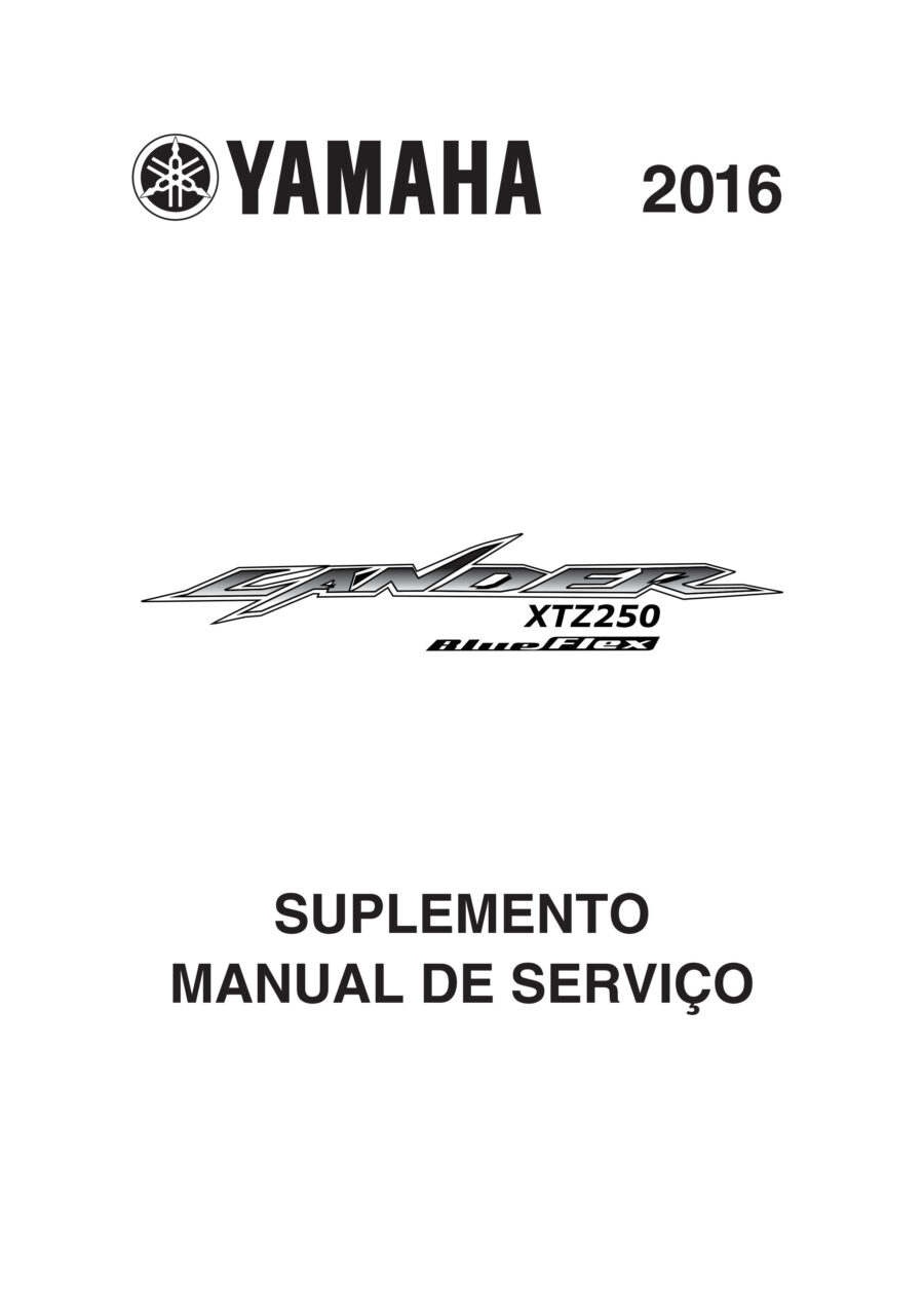 Manual De Serviços - Yamaha - XTZ 250 Lander Blueflex - 2016