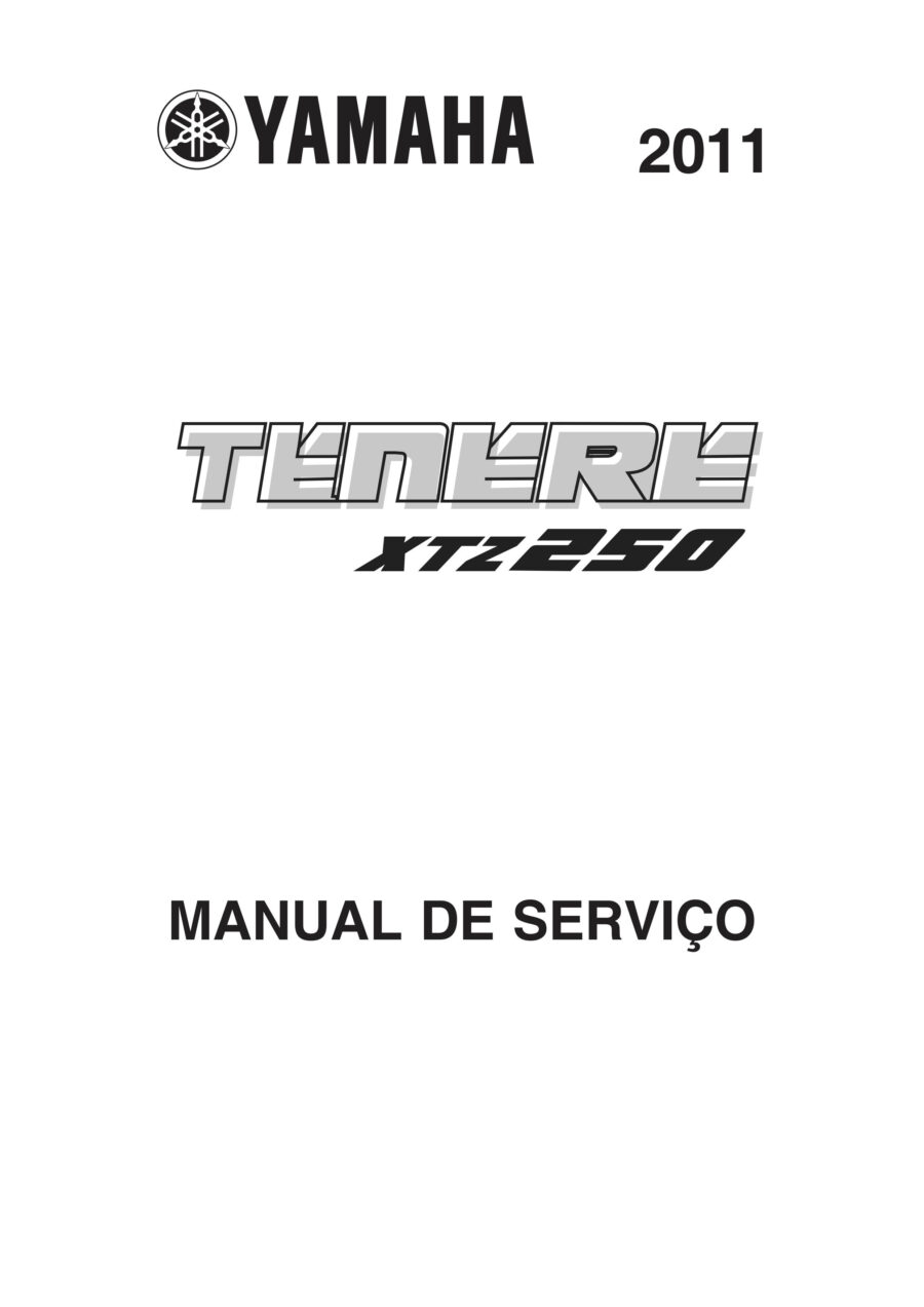 Manual De Serviços - Yamaha - XTZ 250 - Ténéré - 2011 - 2016