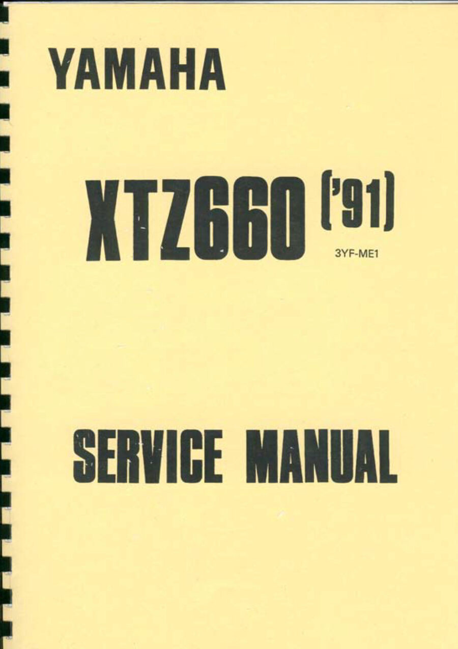 Manual De Serviços - Yamaha - XTZ 660 - Ténéré - 1991