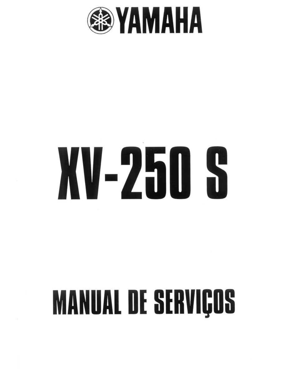 Manual De Serviços - Yamaha - XV 250 S Virago - 1997 - 1998