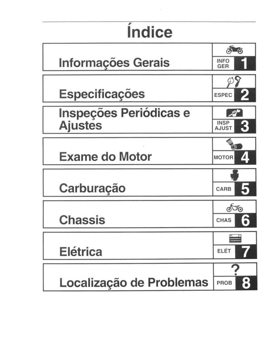 Manual De Serviços - Yamaha - XV 250 S Virago - 1997 - 1998