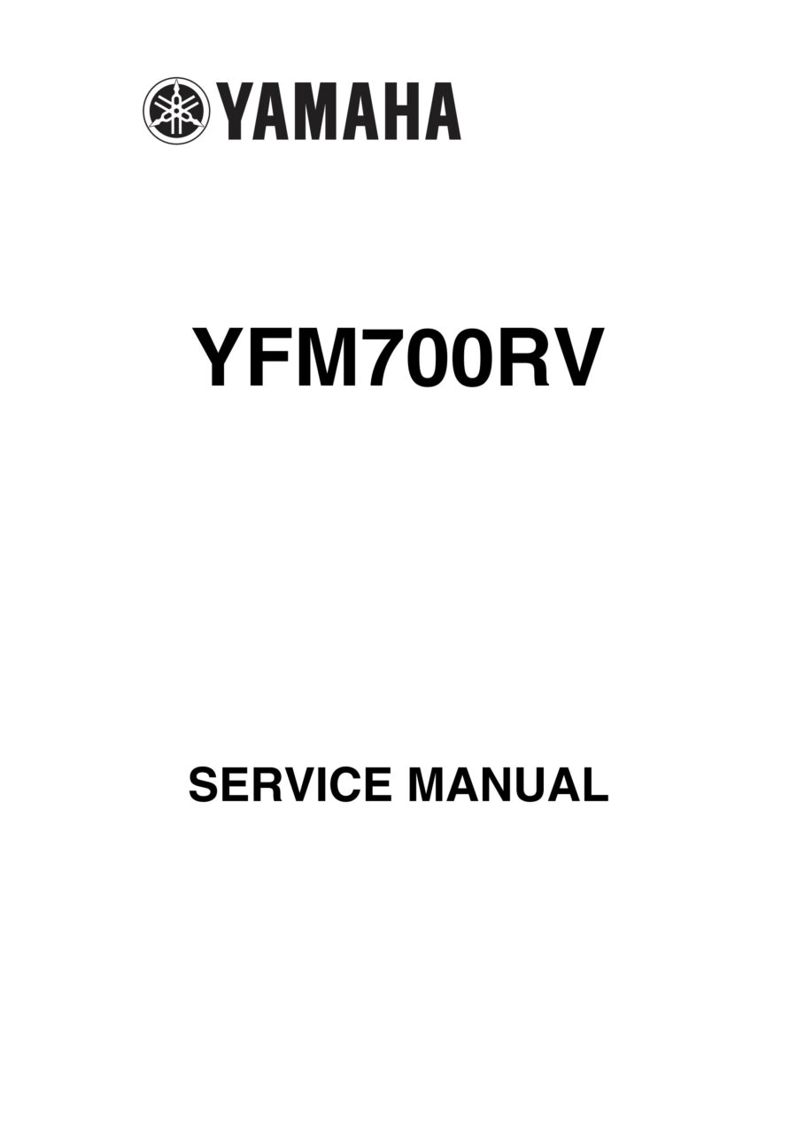 Manual De Serviços - Yamaha - YFM 700 RV - Raptor - 2005