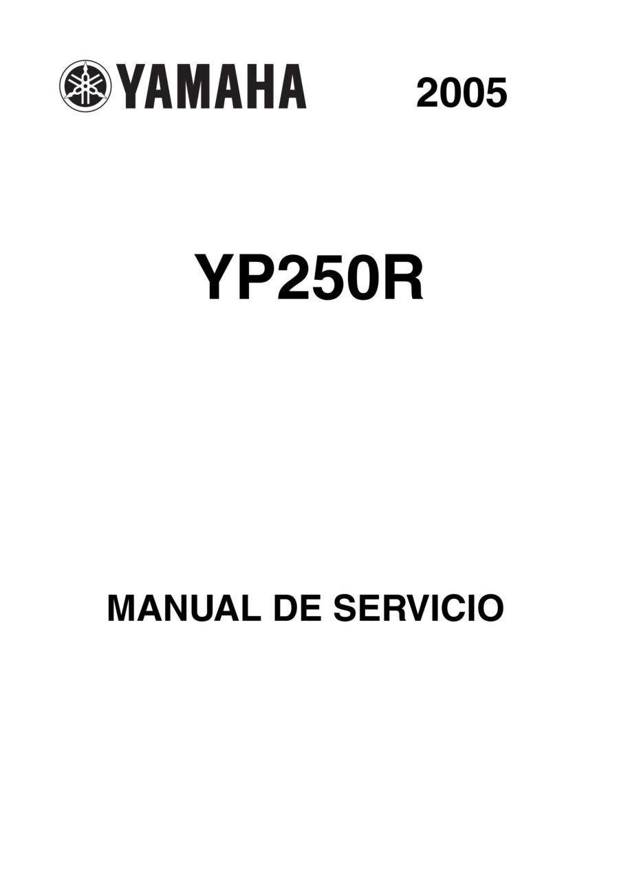 Manual De Serviços - Yamaha - YP 250 R - 2005