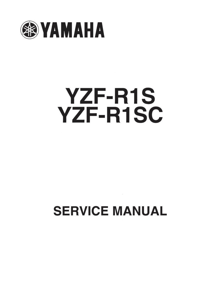 Manual De Serviços - Yamaha - YZF R1 - 2004