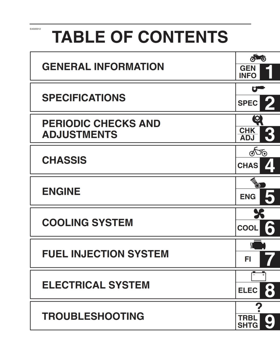 Manual De Serviços - Yamaha - YZF R1 - 2004