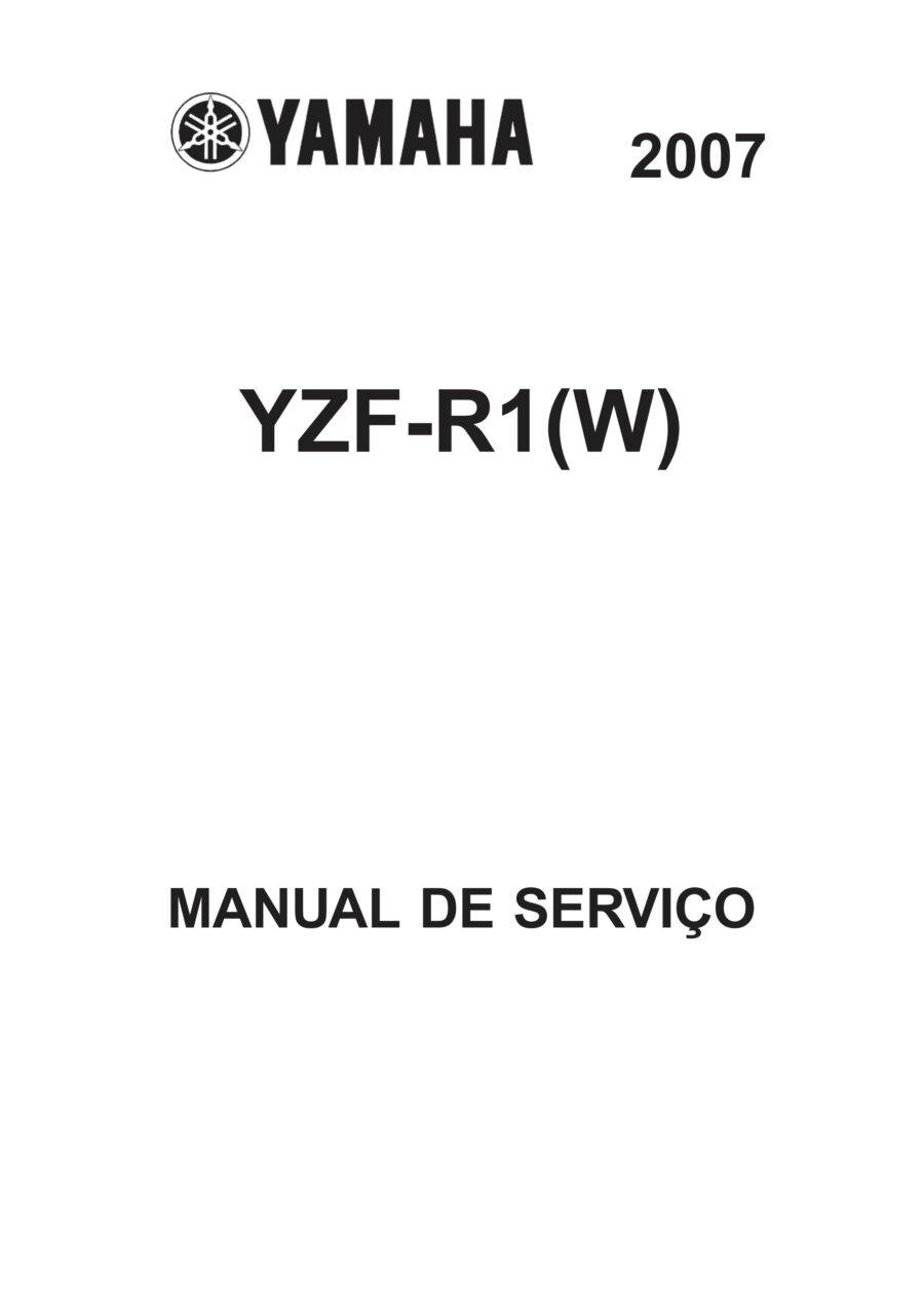 Manual De Serviços - Yamaha - YZF R1 - 2007