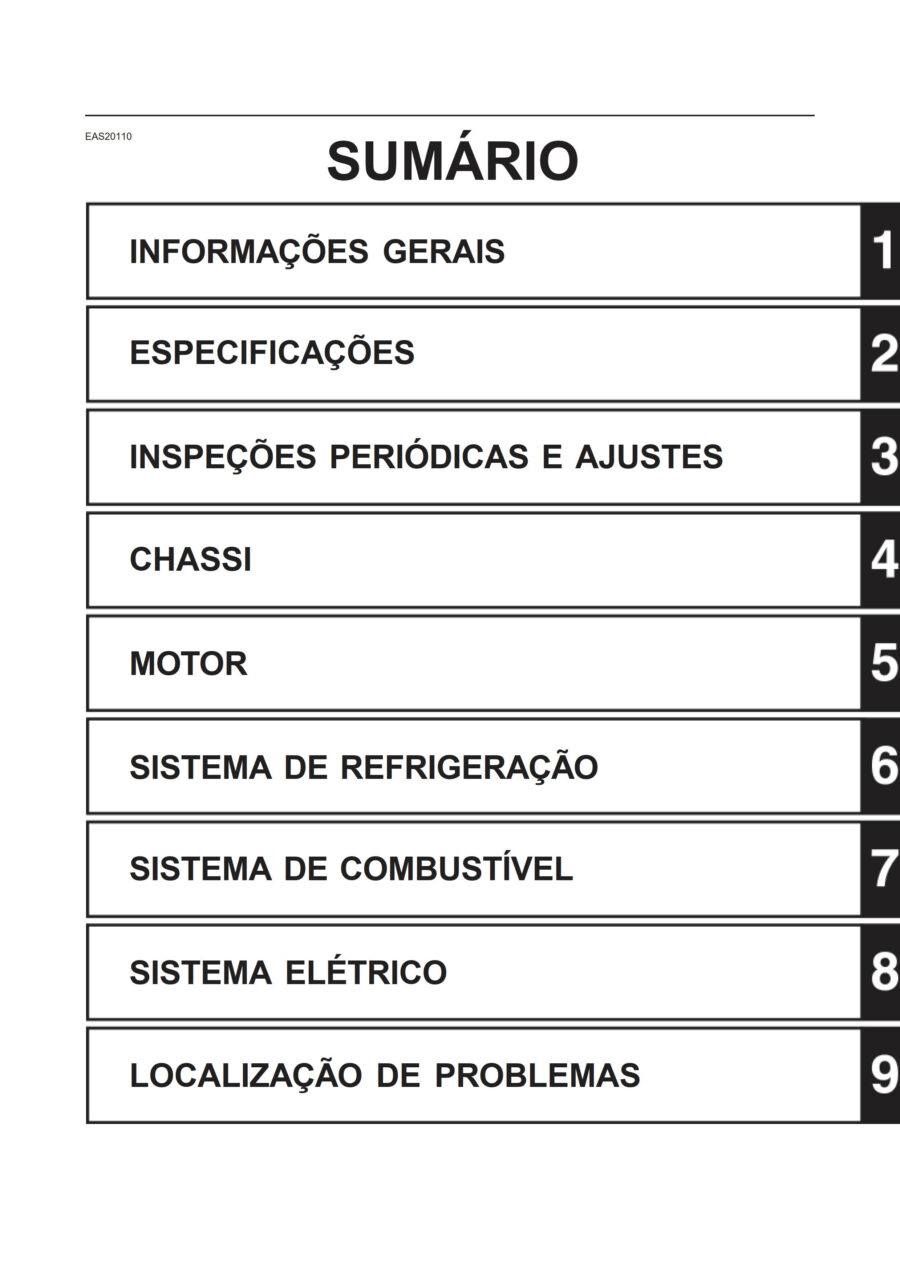 Manual De Serviços - Yamaha - YZF R1 - 2007