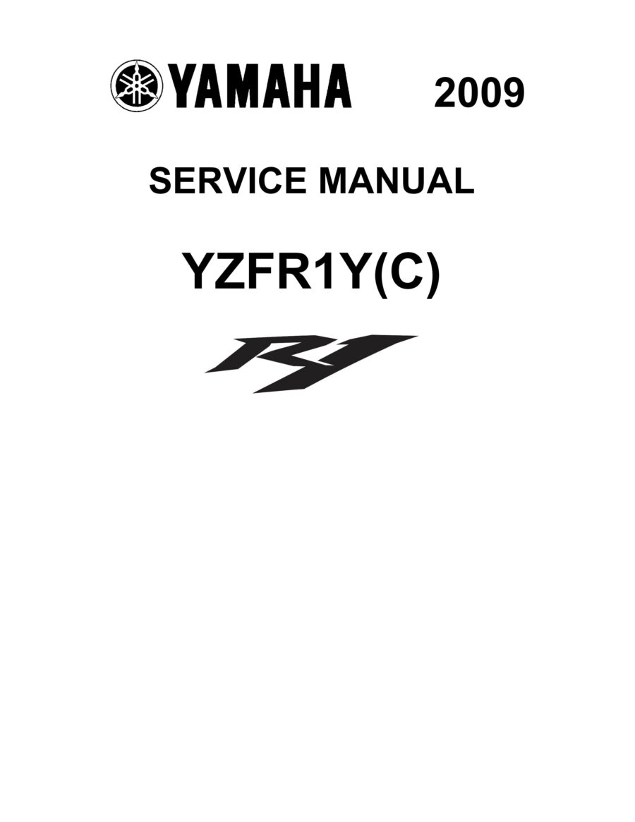 Manual De Serviços - Yamaha - YZF R1 - 2009