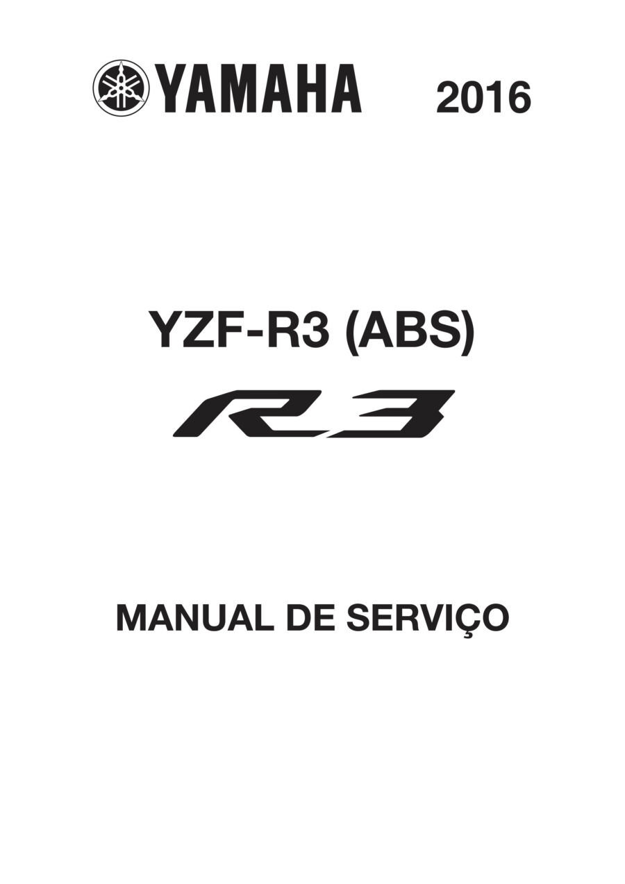 Manual De Serviços - Yamaha - YZF R3 ABS - 2016