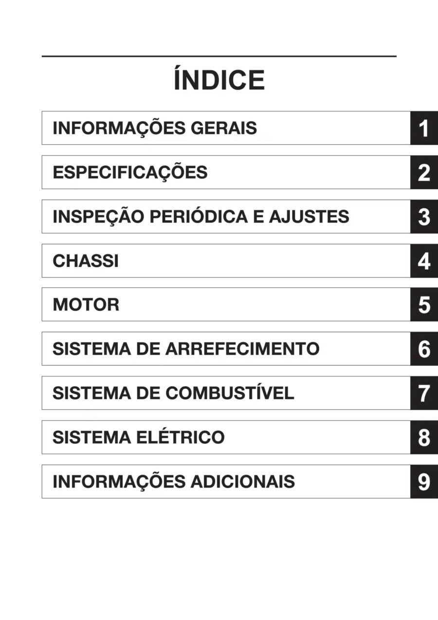 Manual De Serviços - Yamaha - YZF R3 ABS - 2020