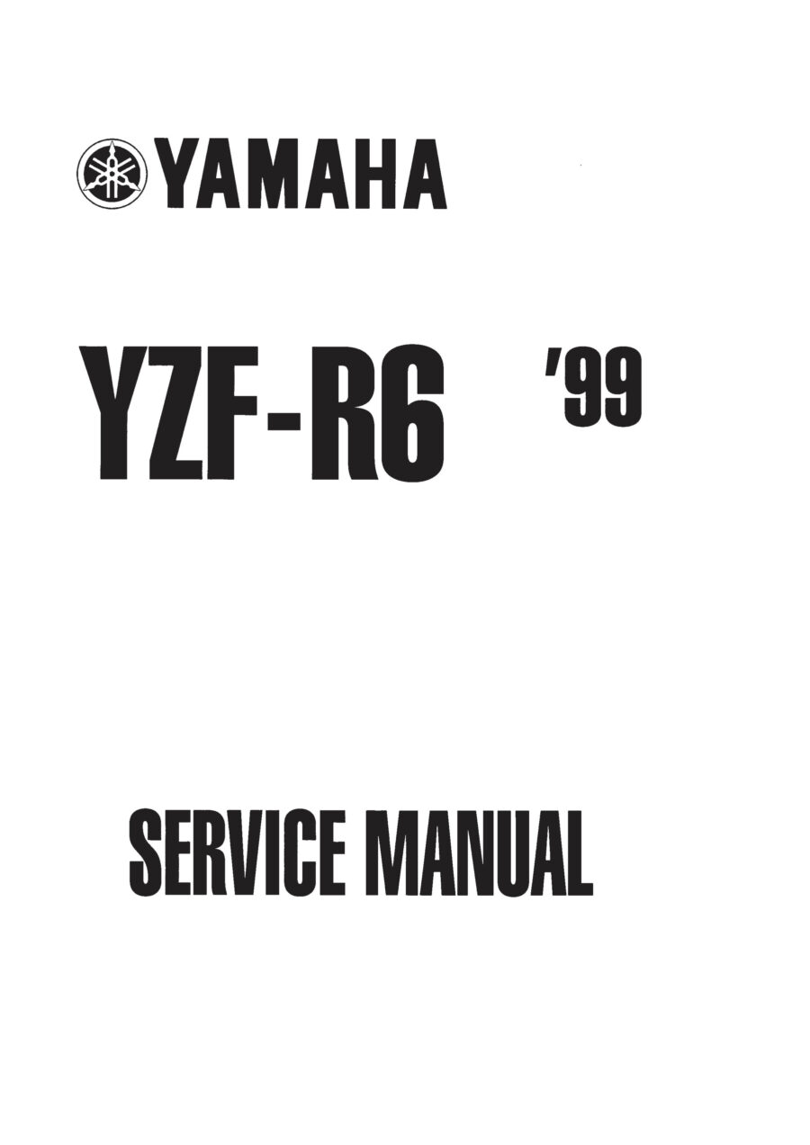 Manual De Serviços - Yamaha - YZF R6 - 1999