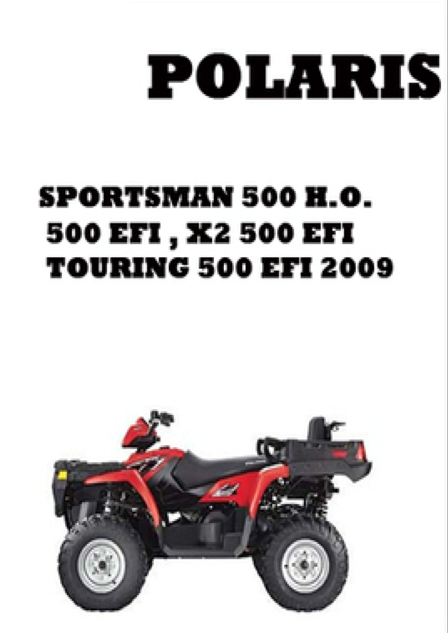 Manual De Serviços - Polaris - Sportsman 500 - H.O - X2 - Touring - EFI - 2009