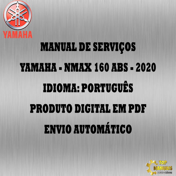 Manual De Serviços - Yamaha - NMAX 160 ABS - 2020