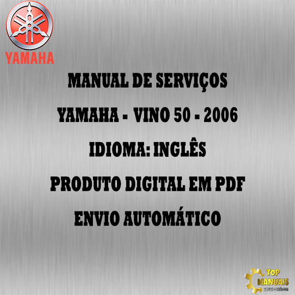 Manual De Serviços - Yamaha - Vino 50 - 2006