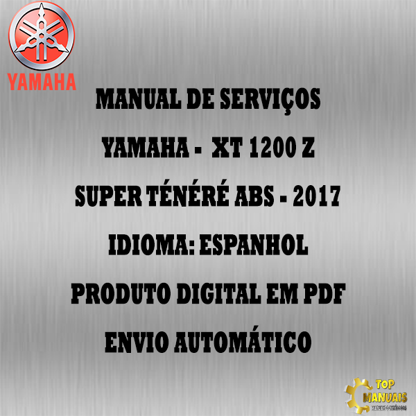 Manual De Serviços - Yamaha - XT 1200 Z - Super Ténéré ABS - 2017