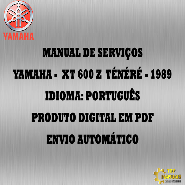 Manual De Serviços - Yamaha - XT 600 Z Ténéré - 1989