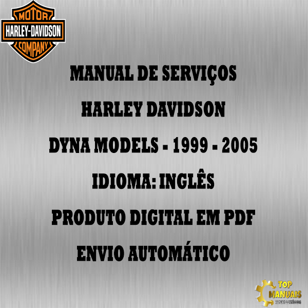 Manual De Serviços - Harley Davidson - Dyna Models - 1999 - 2005