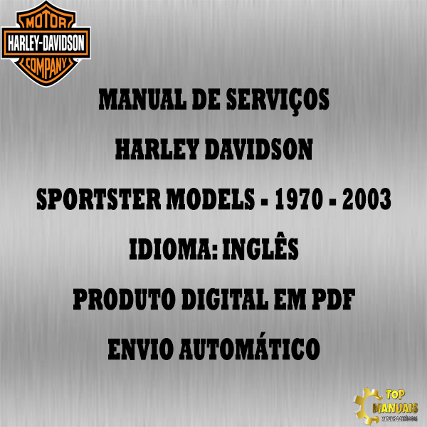 Manual De Serviços - Harley Davidson - Sportster Models - 1970 - 2003
